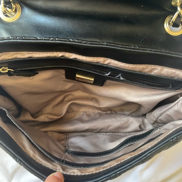 GUESS Women’s Black and Gold Convertible Crossbody - Picture 6 of 8